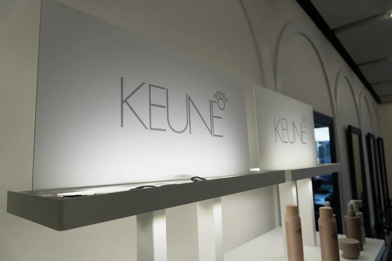 The Keune feature wall